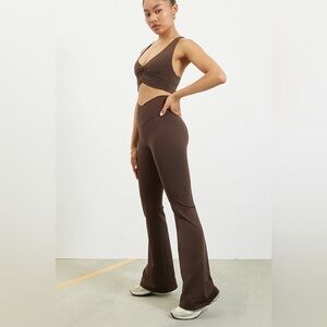 Pacsun PAC 1980 PAC WHISPER Active Crossover Flare Yoga Pants